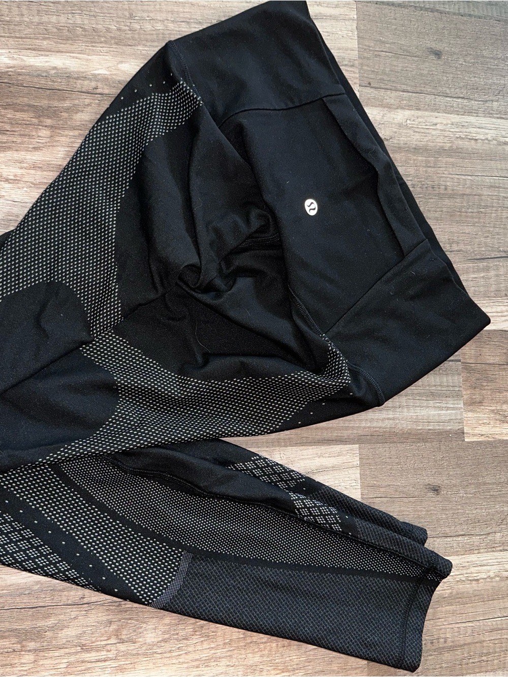 lululemon Black Patterned Leggings
